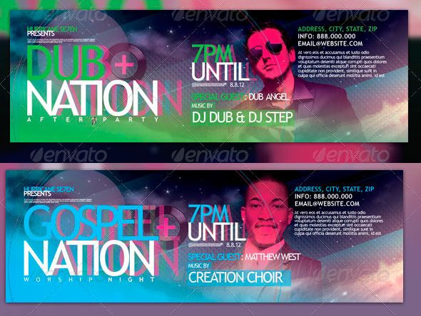 Dub Nation Gospel Nation Flyers and Event Tickets