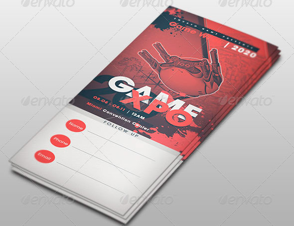 Game Expo Ticket Template