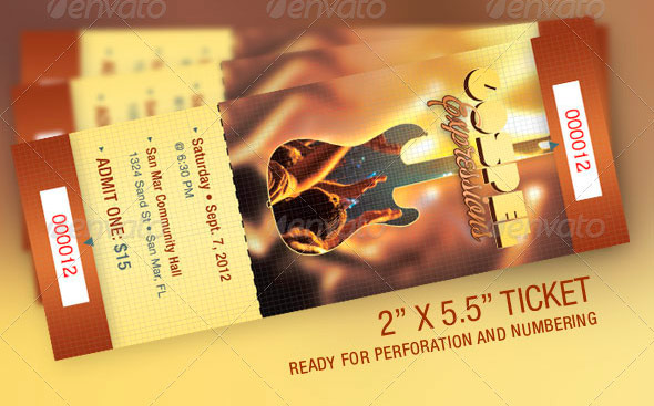 Gospel Expressions Flyer, Ticket and CD Template