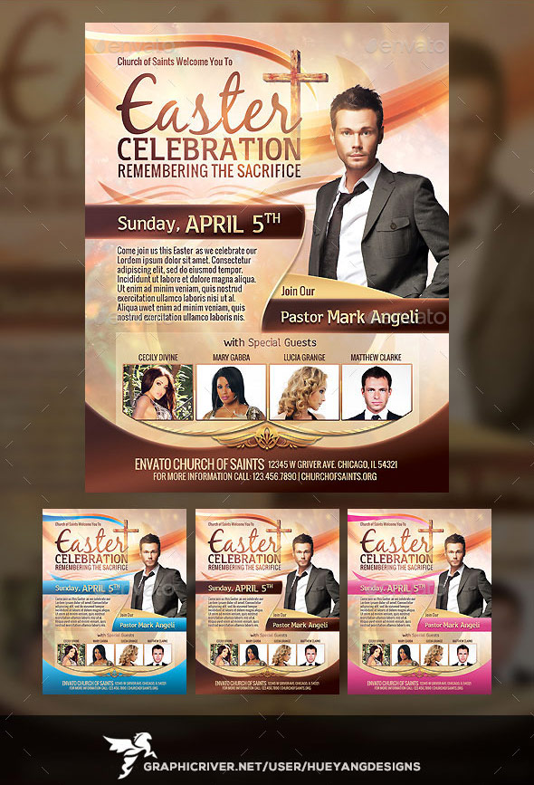 Easter Celebration Flyer