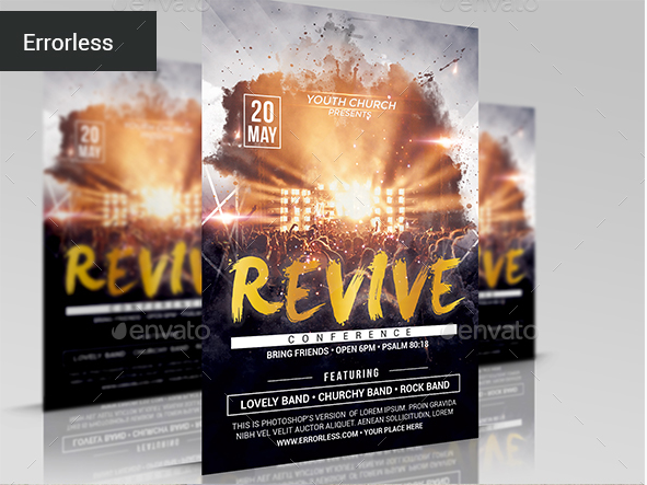 Revive Conference Church Flyer