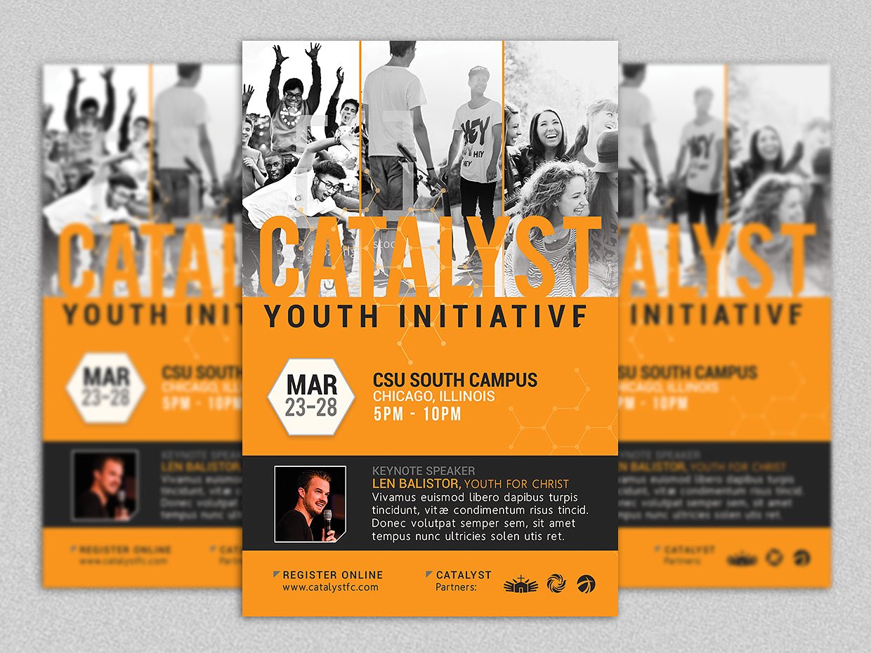 Catalyst Youth Summit Flyer Template