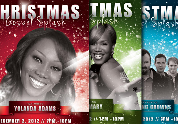 Christmas Gospel Splash Flyer Template