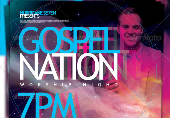 Dub Nation Gospel Nation Flyer Template