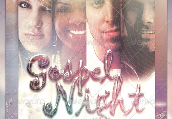 Gospel Night Flyer Template