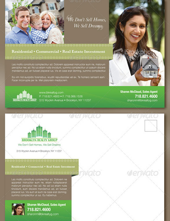 Real Estate Postcard Template