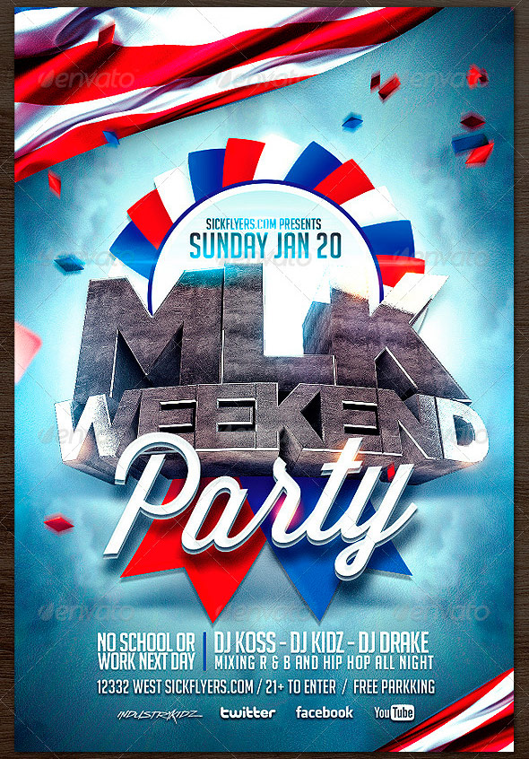 MLK Weekend Flyer Template