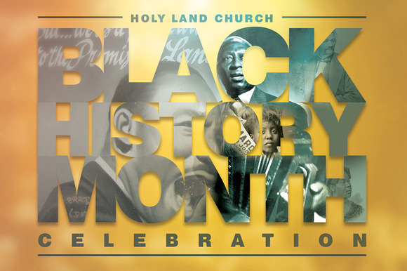 Black History Month Flyer Template