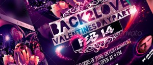 Valentines Day Party Flyer Template