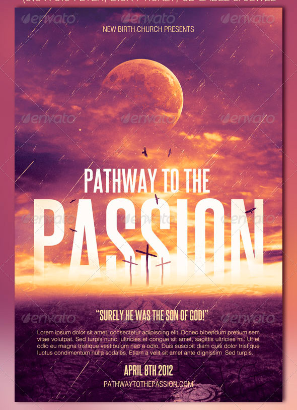 Pathway to the Passion Flyer, Ticket and CD