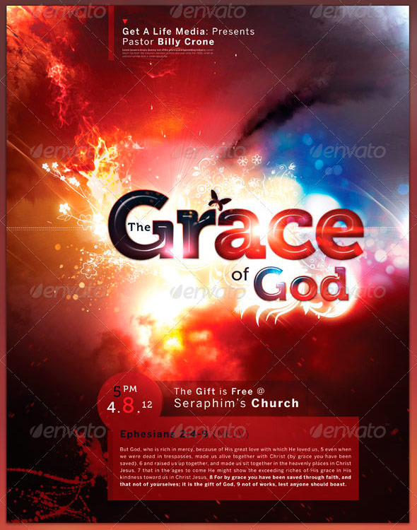 The Grace of God Full Page Flyer and CD Cover