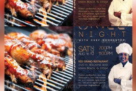 Grill Night Flyer Template