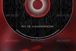 Power of The Blood Church Flyer and CD Template