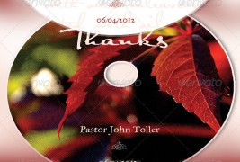 How to Say Thanks Church Flyer Template