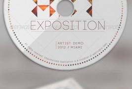 International Art Expo Flyer and CD Template