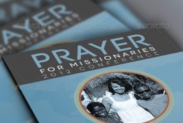 Prayer Conference Church Flyer and CD Template