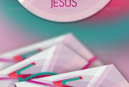 The 5 Names of Jesus Church Flyer and CD Template