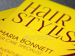 Hair Care Specialist Business Card Template