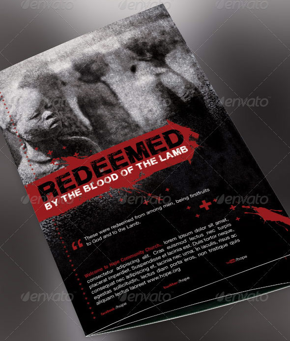 Redeemed Church Bulletin Cover Templates