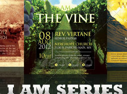 Church Flyer Template Bundle Vol 2 – I AM SERIES