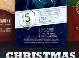 Church Flyer Template Bundle Vol 3 – Christmas