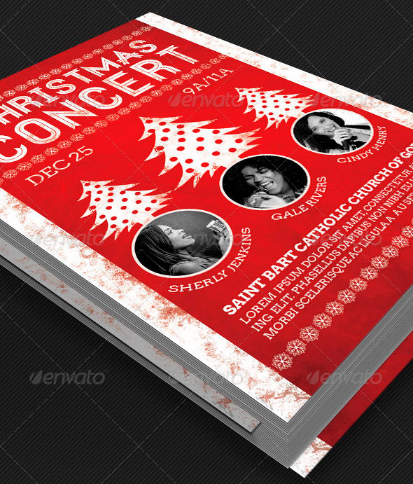 Christmas Concert Flyer Template