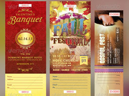 Event Ticket Template Bundle – Volume 2