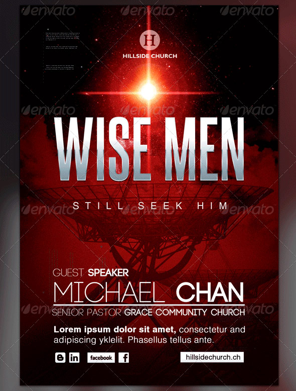 Wise Men Still Seek Him Church Flyer Template