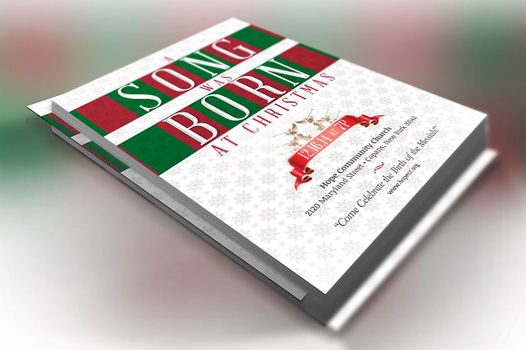 Christmas Musical Flyer Template