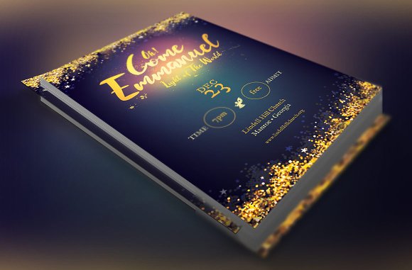 Emmanuel Christmas Flyer Template