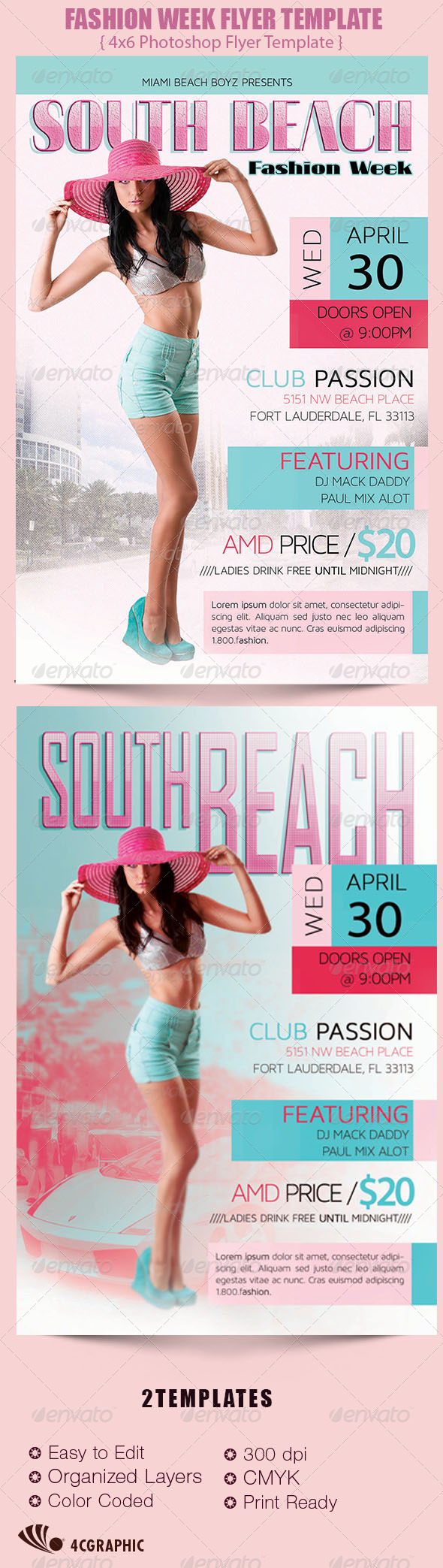 Fashion Week Flyer Template