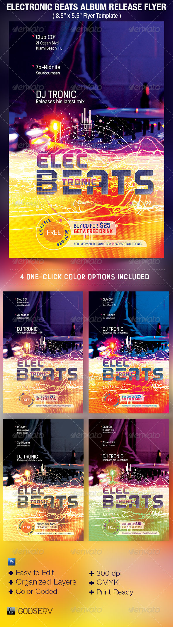 Electronic-Beats-Album-Release-Flyer-Template-Preview