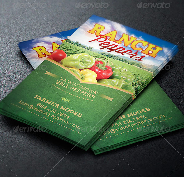 Farmers Business Card Template post thumbnail image