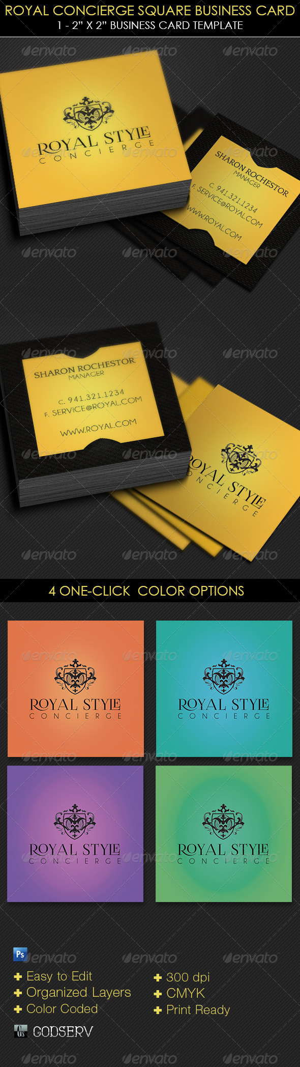 Royal-Concierge-Square-Business-Card-Preview