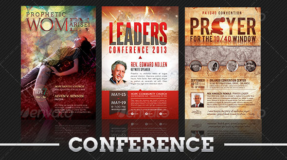 Church Flyer Template Bundle: Conference post thumbnail image