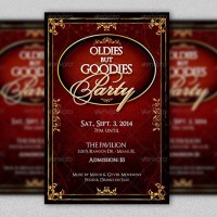 Oldies But Goodies Party Flyer