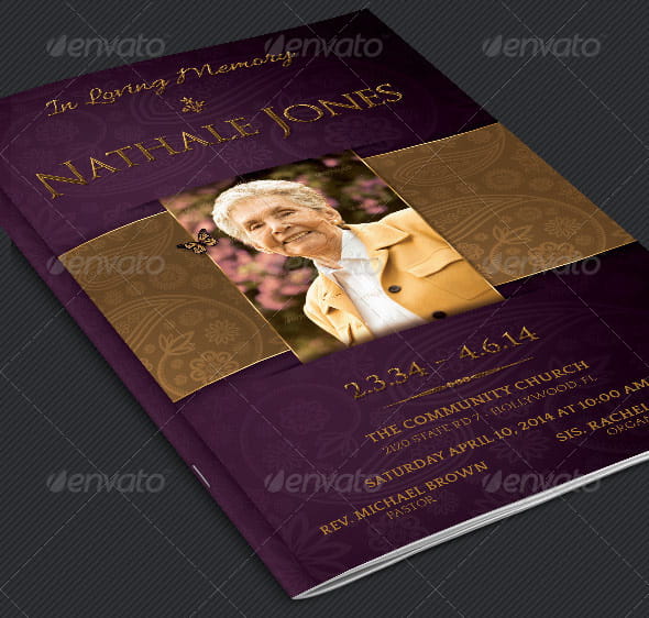Royal Funeral Service Program Template post thumbnail image