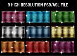 Bright Diamond Photoshop Layer Styles Bundle