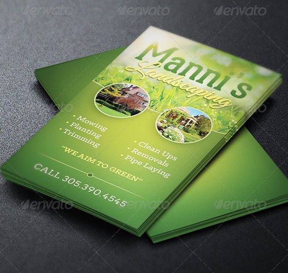 Landscaping Business Card Template post thumbnail image