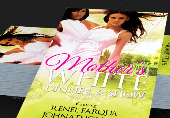 Mother’s Dinner Show Rack Card Template post thumbnail image