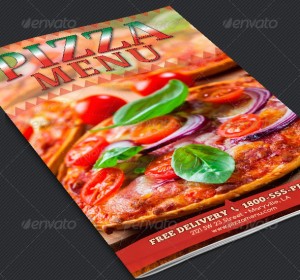 Italian Pizza Restaurant Menu Template