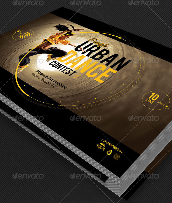 Urban Dance Contest Flyer Template