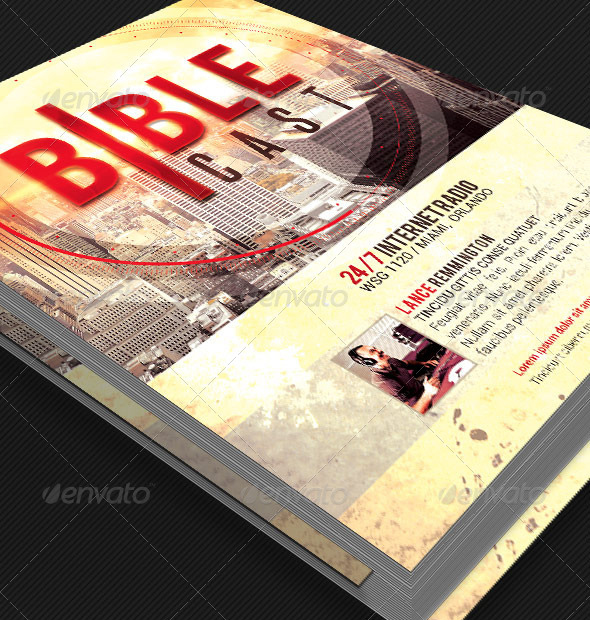 Christian Internet Radio Flyer Photoshop Template