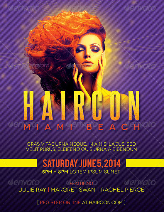 Hair Convention Flyer Template