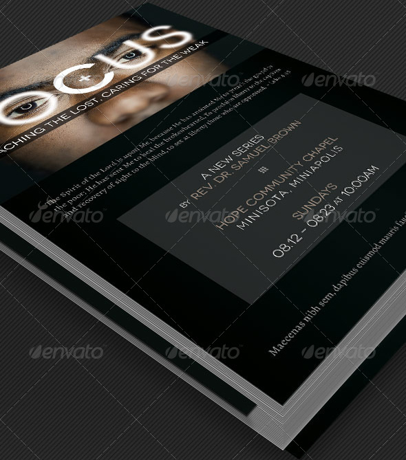 Focus Church Flyer Template