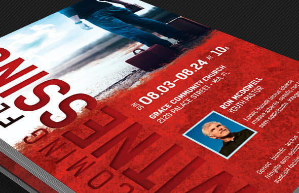 Overcoming The Fear Church Flyer Template post thumbnail image