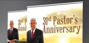 Pastor Anniversary Banner Templates – Harvest