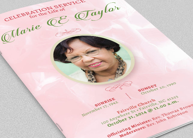 Funeral Program Template