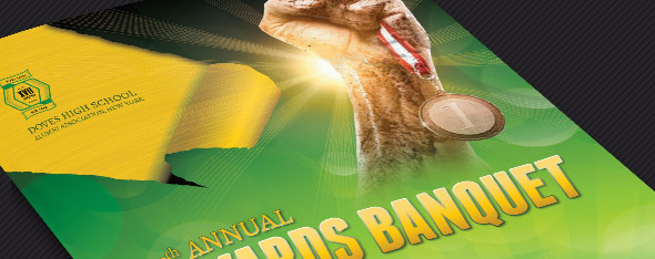 Awards Banquet Magazine Cover Template post thumbnail image