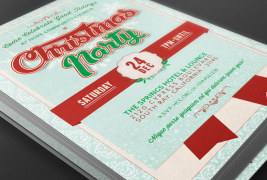 Church Christmas Party Flyer